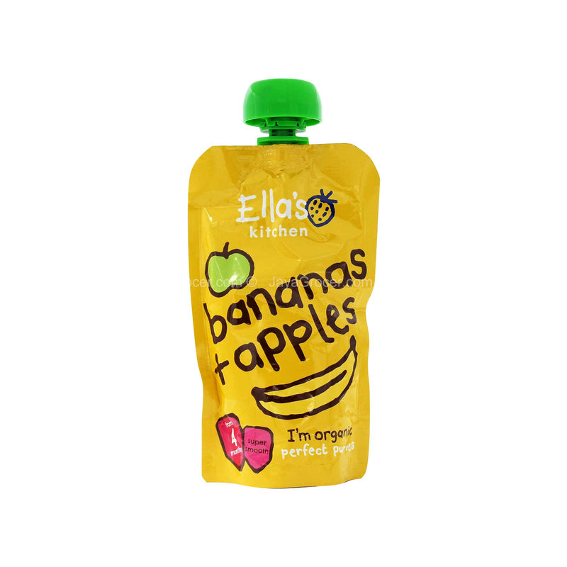 Ella's Kitchen Bananas + Apples Organic Baby Food Pouch 120g