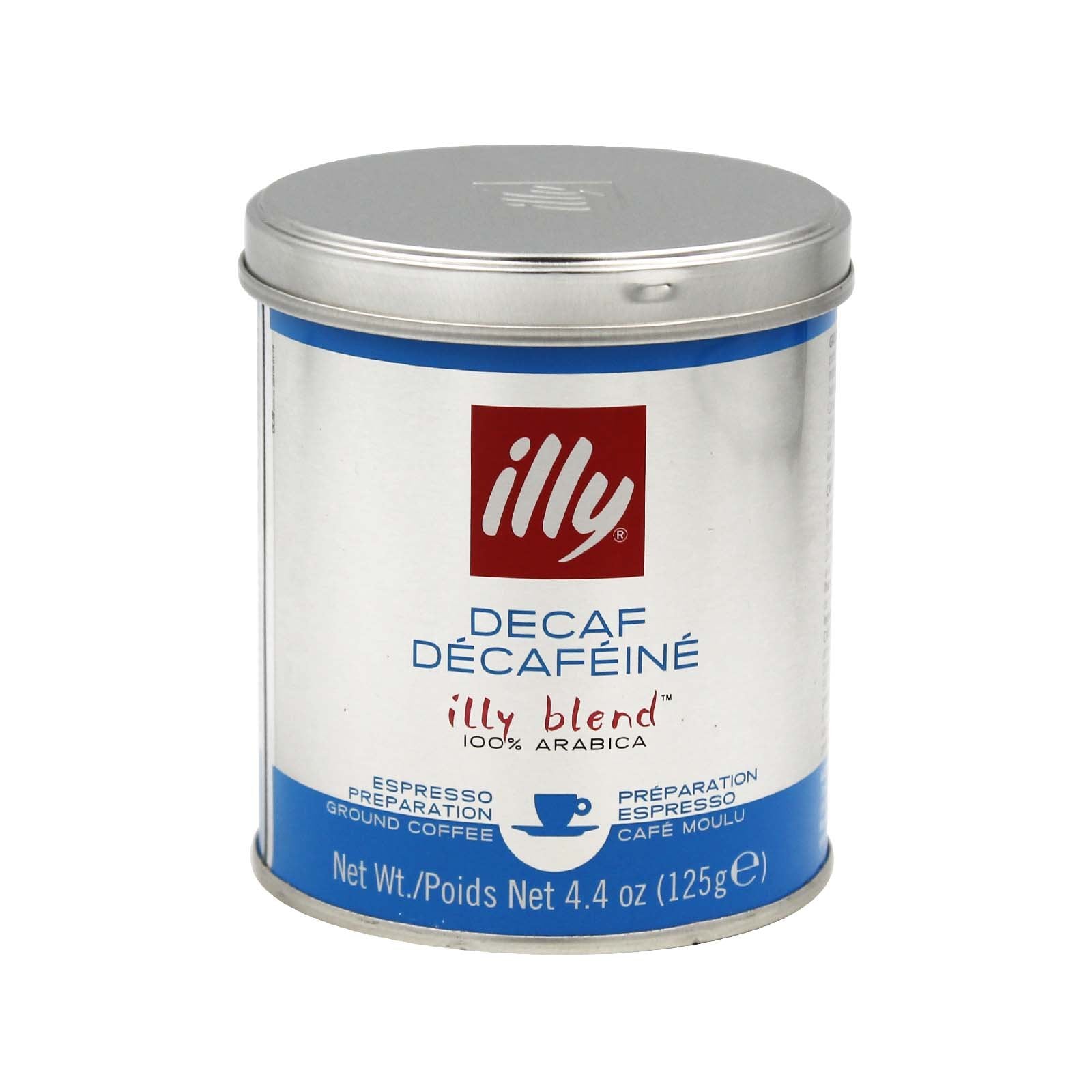 Illy Decaf Espresso Preparation Ground Coffee 125g