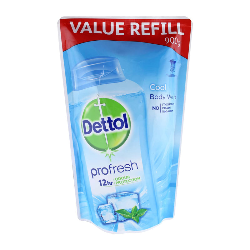 Dettol Cool Anti-Bacterial pH-Balanced Bodywash Value Refill Pack 850g