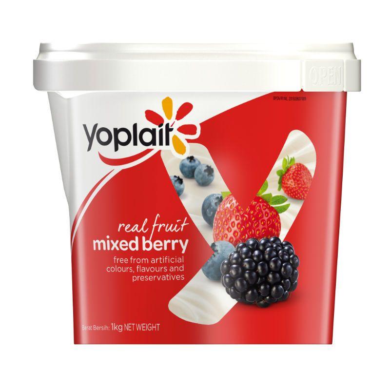 Yoplait Mixed Berries Yoghurt 1kg