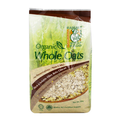 Radiant Organic Whole Oats 750g