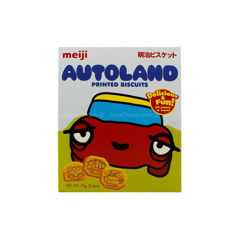 Meiji Autoland Printed Biscuits 70g