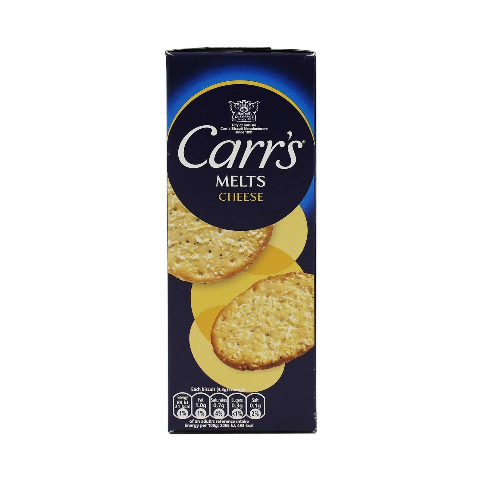 Carr's Melts Cheese Crackers 150g