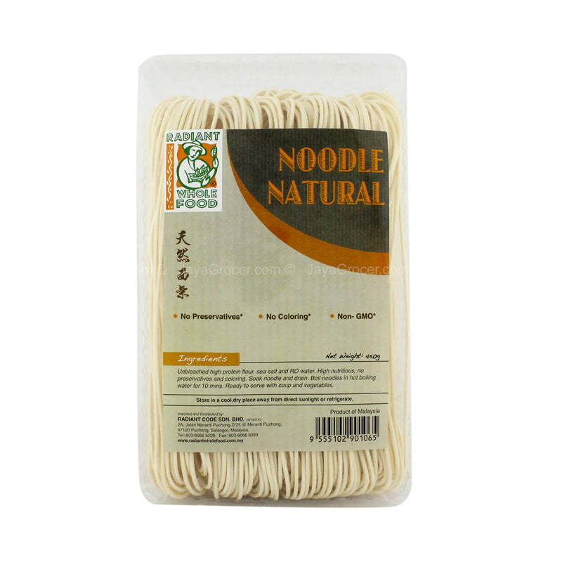 Radiant Whole Food Organic Natural Noodle 450g