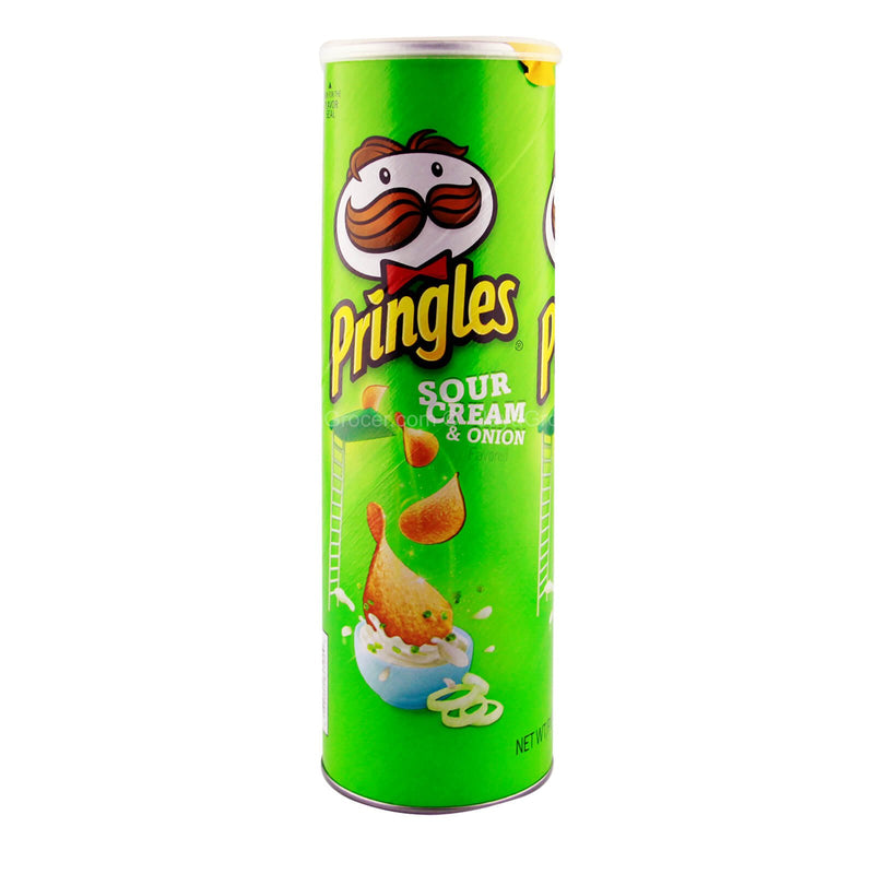 Pringles Sour Cream and Onion Potato Crisps (USA) 158g
