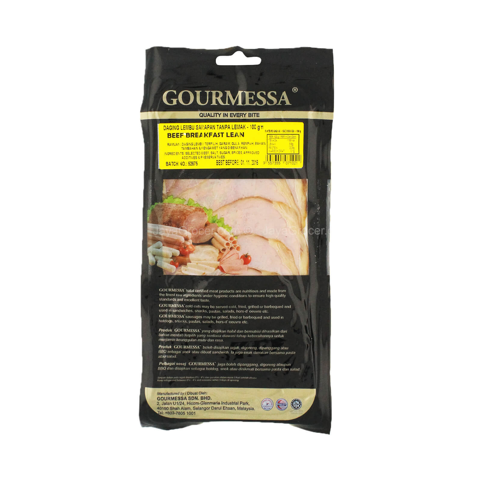 Gourmessa Beef Breakfast Lean 100g