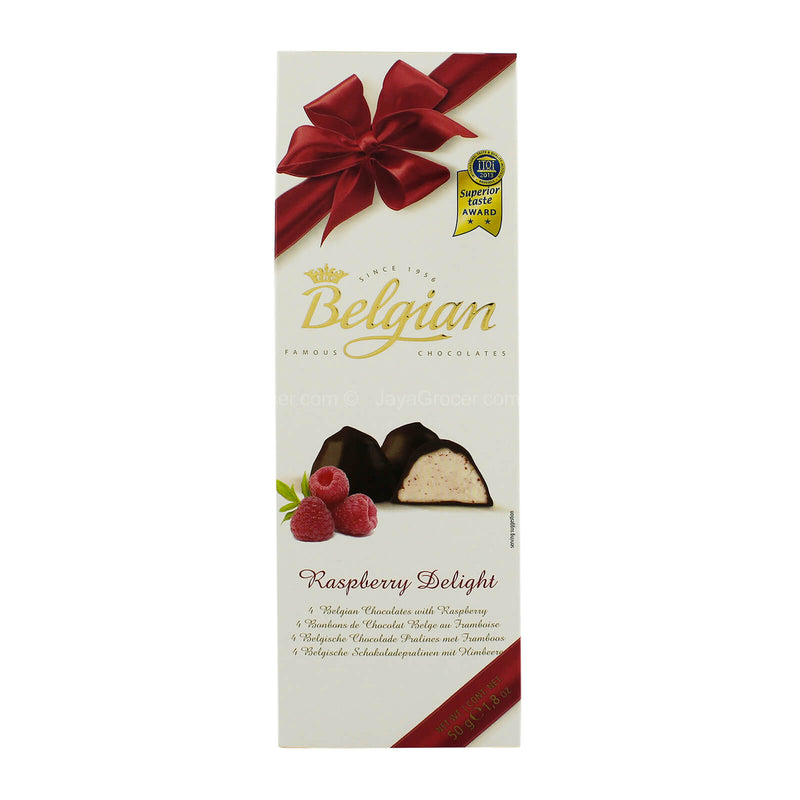 Belgian Raspberry Delight Chocolate 60g