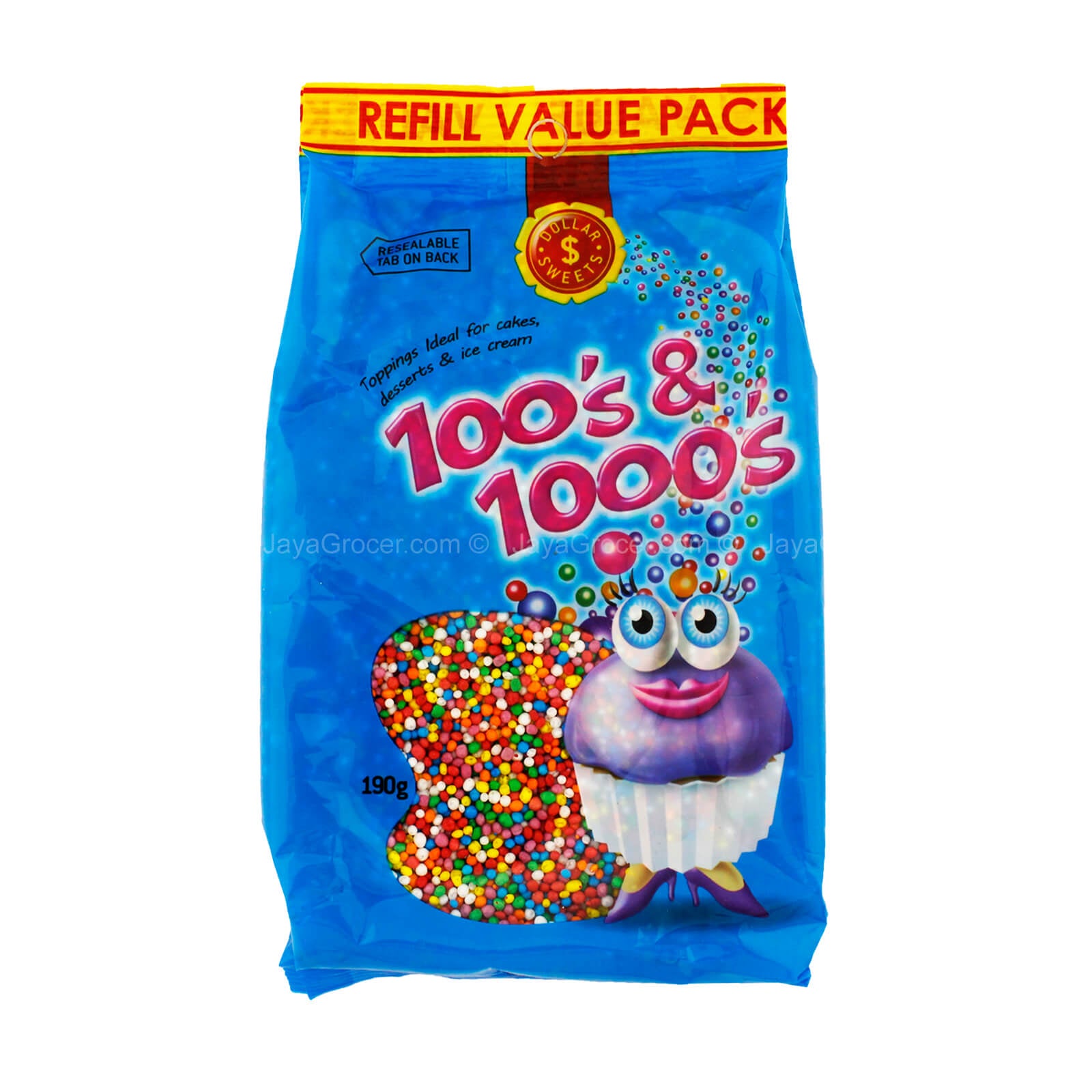 Dollar Sweets 100's & 1000's Candy Toppings 190g