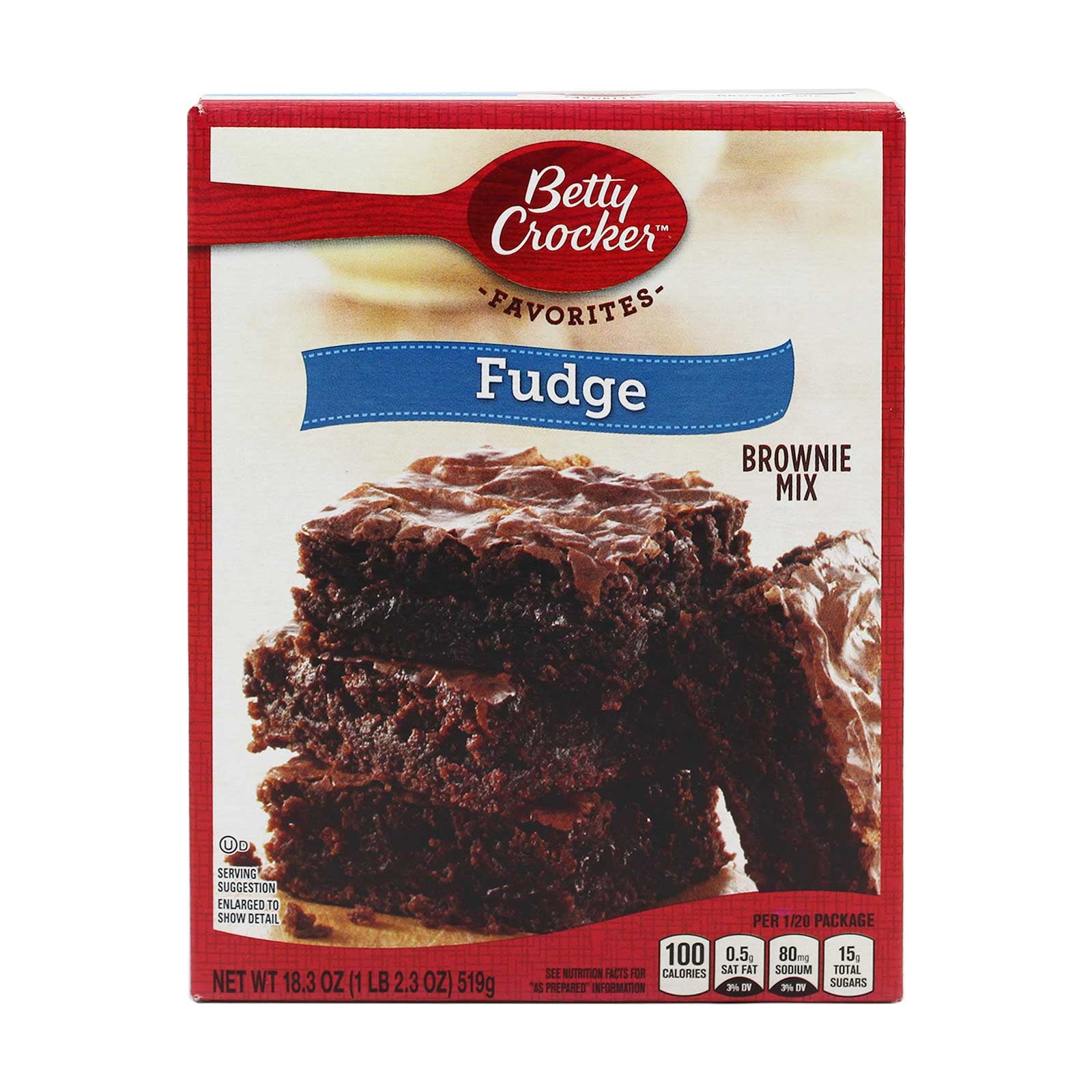 Betty Crocker Fudge Brownie Mix 519g