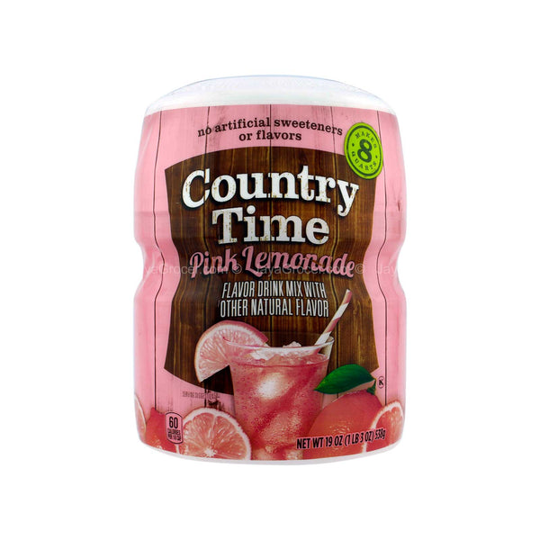Country Time Pink Lemonade Flavor Powder Mix 538g