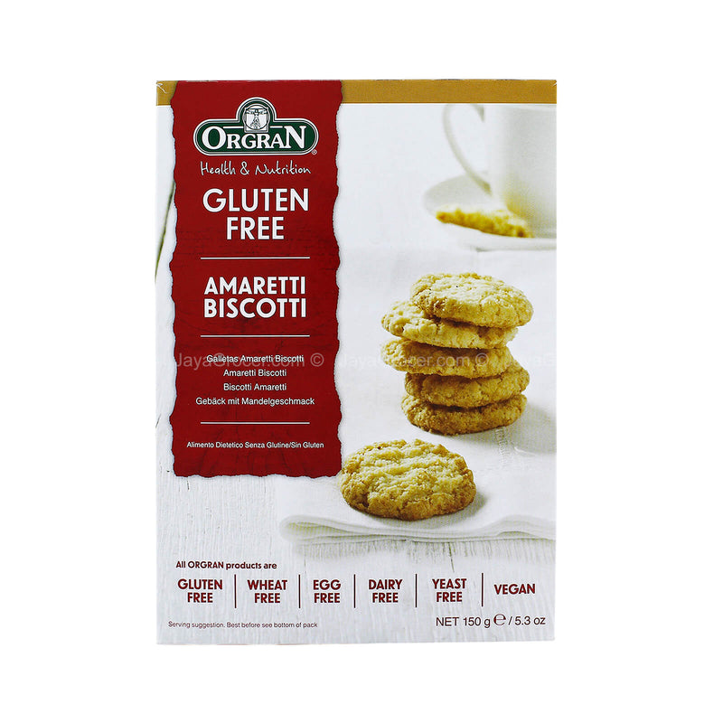 Orgran Health & Nutrition Gluten Free Amaretti Biscotti 150g