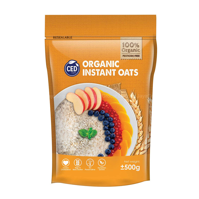 CED 100% Organic Instant Oats 500g