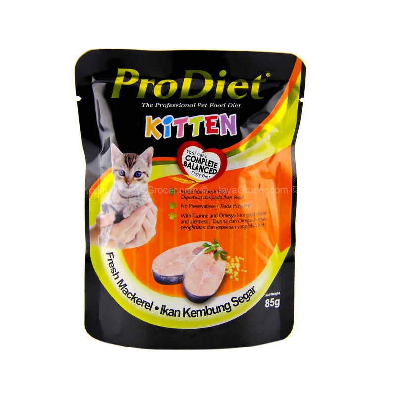 Prodiet Kitten Mackerel Cat Food 85g