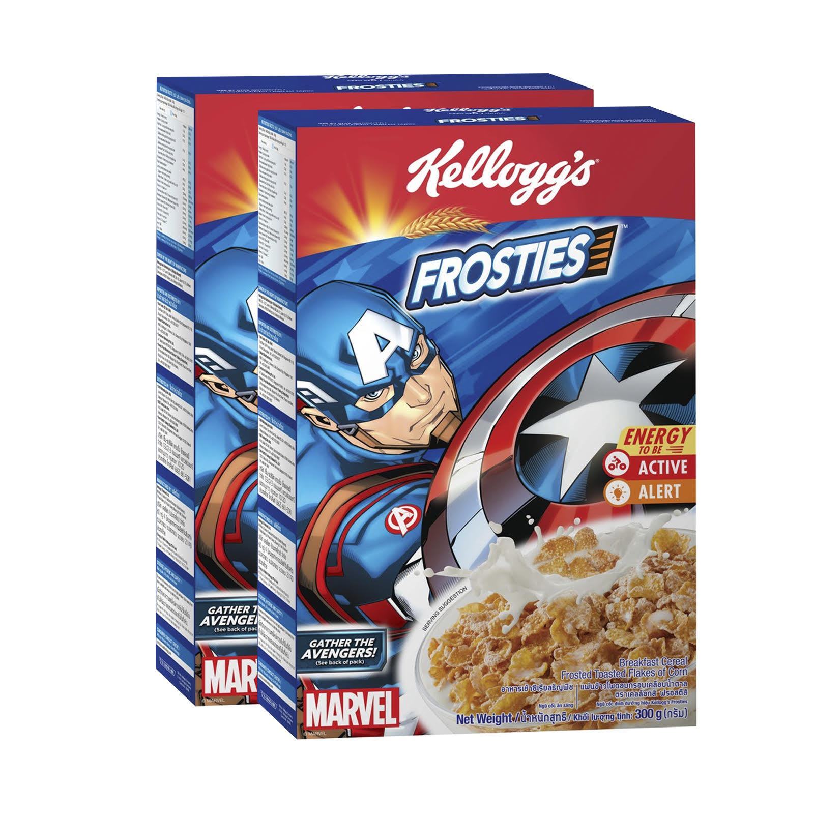 Kellogg's Cocoa Frosties Cereal (Free Line Friends Container) 350g x 2