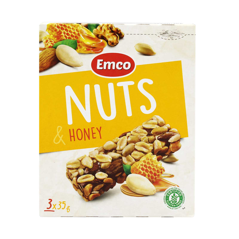 Emco Nuts and Honey Musli Bars 105g