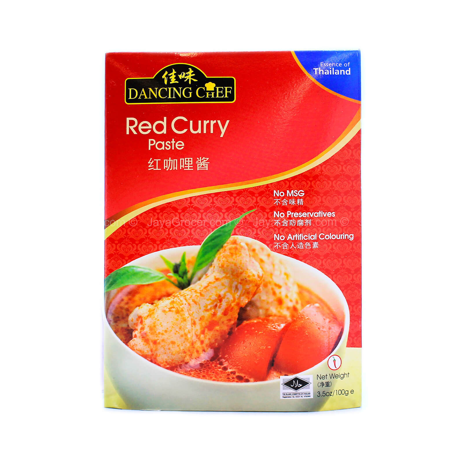 DANCING CHEF RED CURRY PASTE 100G *1