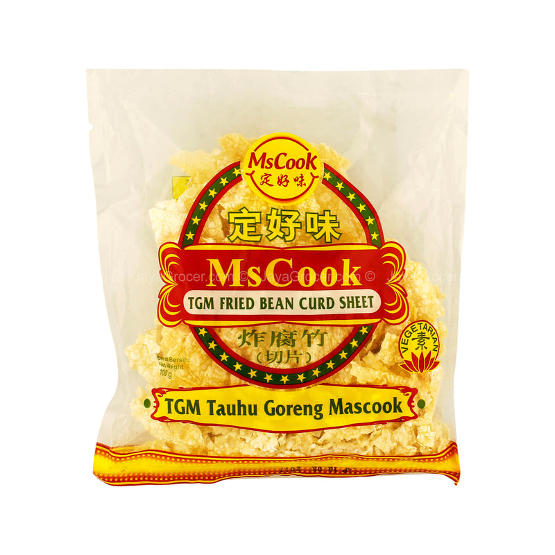 MsCook TGM Fried Bean Curd Sheet 100g