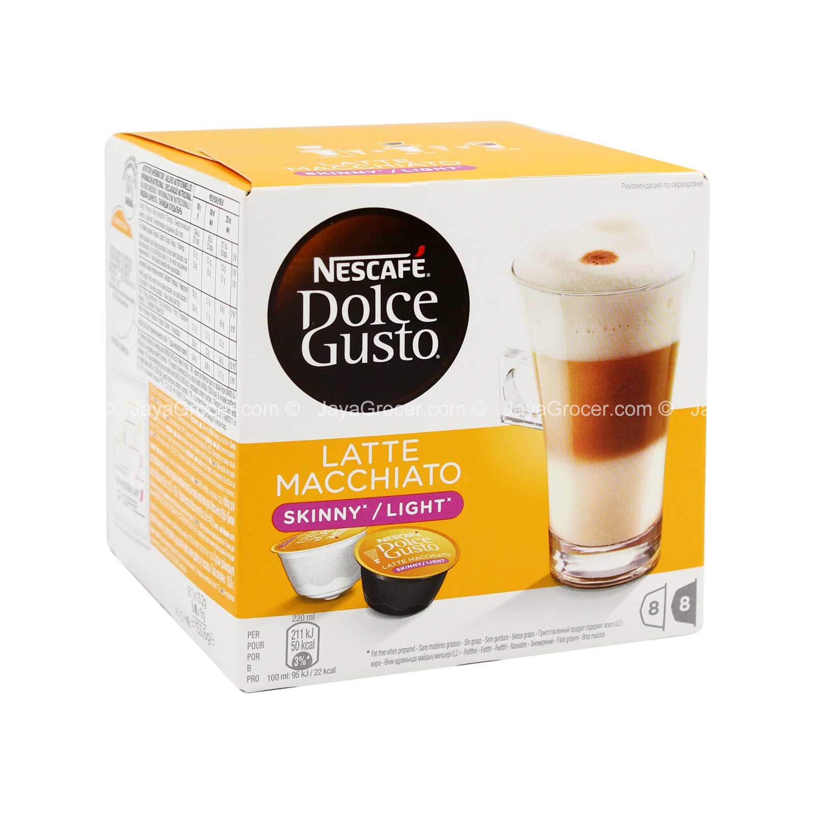 Nescafe Dolce Gusto Skinny/Light Latte Macchiato 153.6g