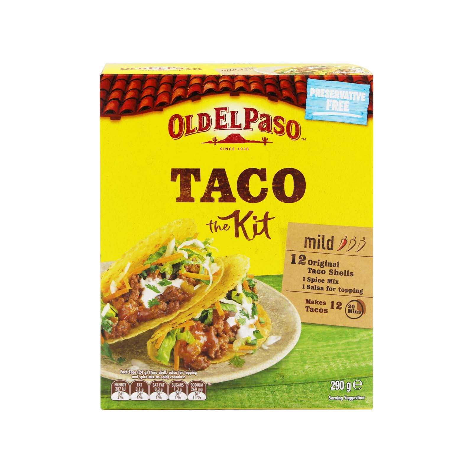 Old El Paso Taco The Kit 290g