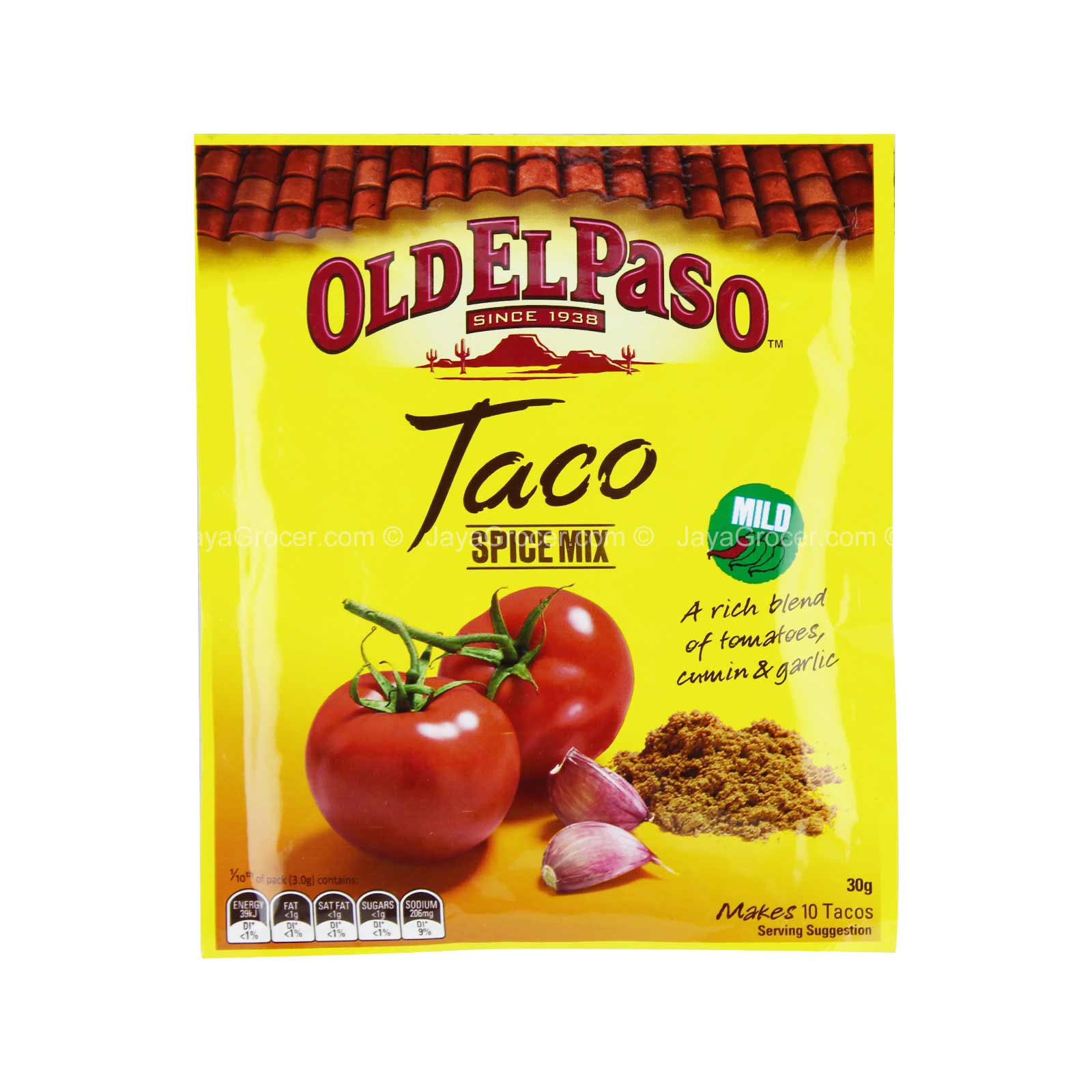 Old El Paso Taco Spice Mix Mild 30g