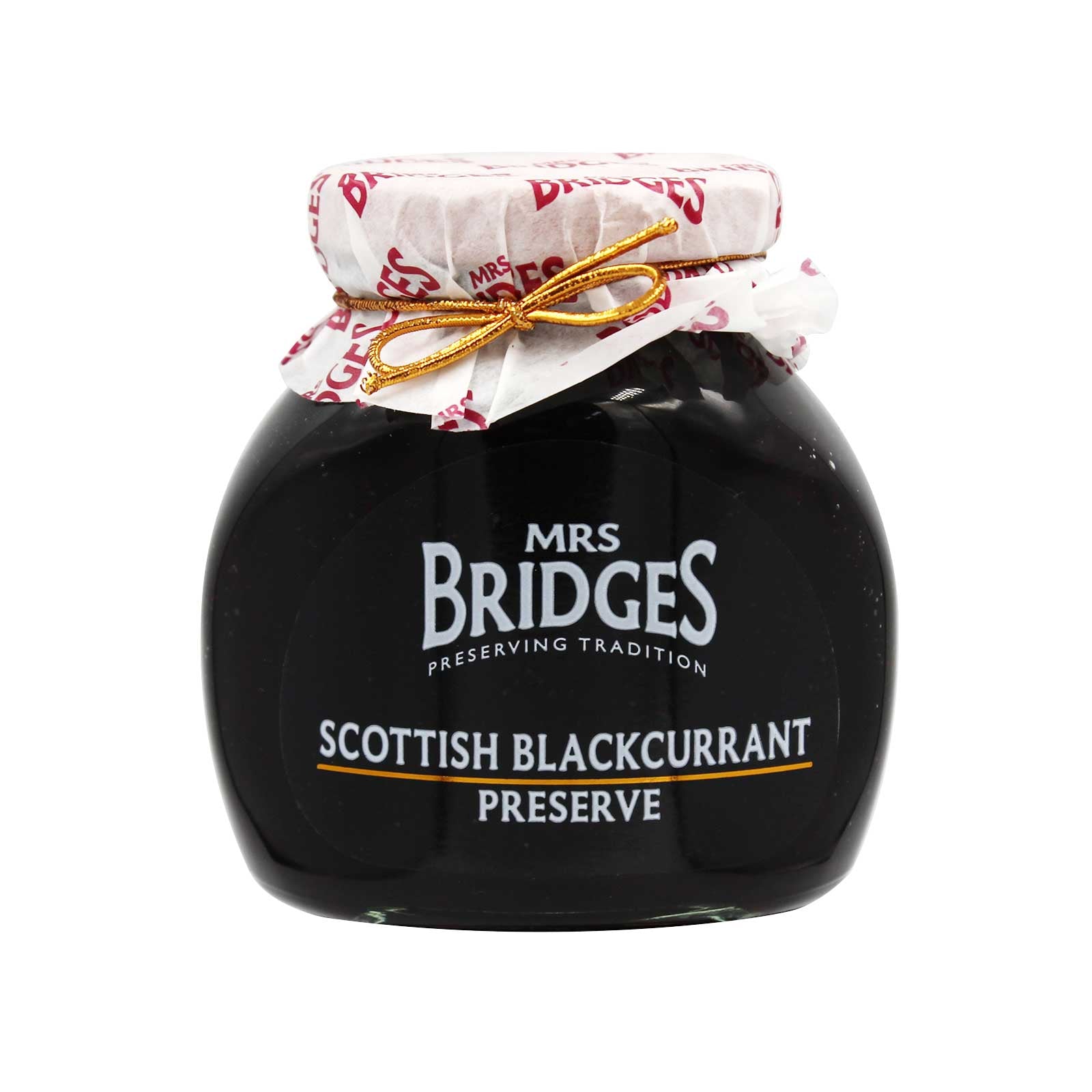 Mrs Bridges Scottish Blackcurrant Preserve Jam 340g