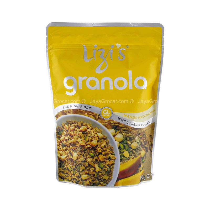 Lizis Mango Macadamia Wholegrain Granola 400g