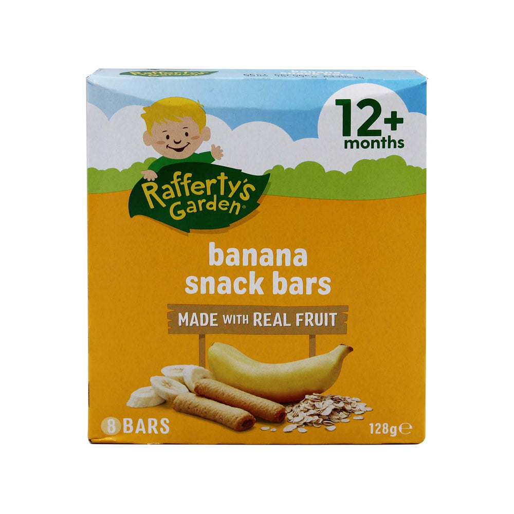 RaffertyÃ¢â‚¬â„¢s Garden Banana Flavored Fruit Snack Bar 128g