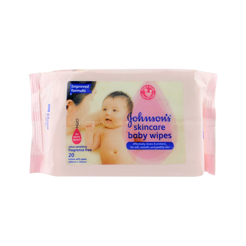 Johnson’s Ultra Sensitive Skincare Baby Wipes 20pieces