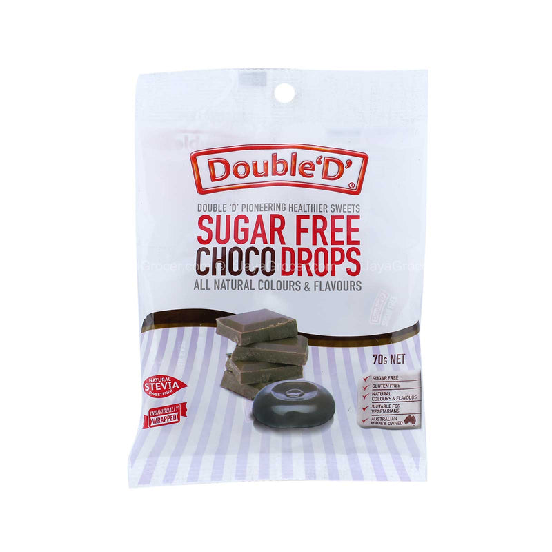Double 'D' Sugar Free Choco Drops 70g
