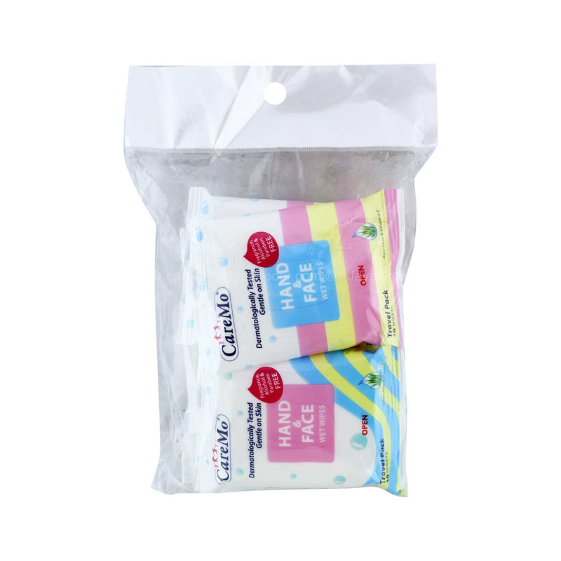 CareMo Hand & Face Wet Wipes 6packs