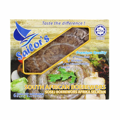 Sailor's South African Boerewors Sausages 400g