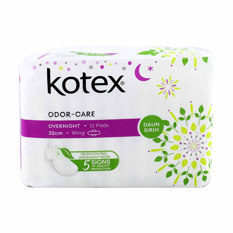 Kotex Betel Leaf Wing Odor-Care Pad 32cm x 12