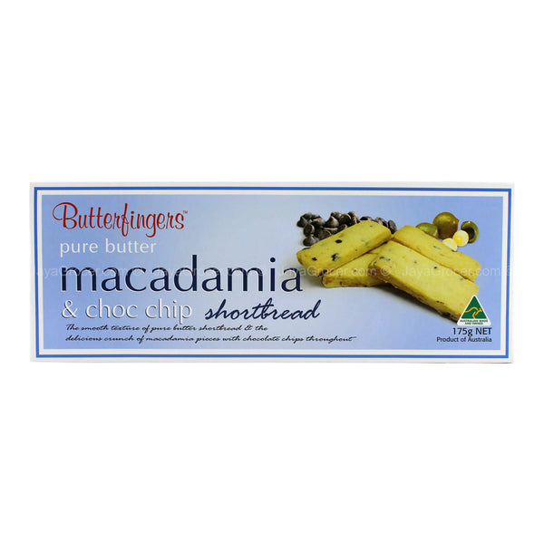Butterfingers Lemon Myrtle Pure Butter Shortbread 175g