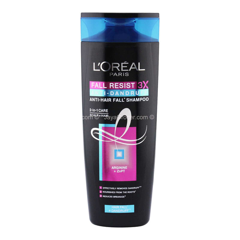 L'oreal Paris Fall Resist 3X Anti-Dandruff + Hair Fall Shampoo 360ml