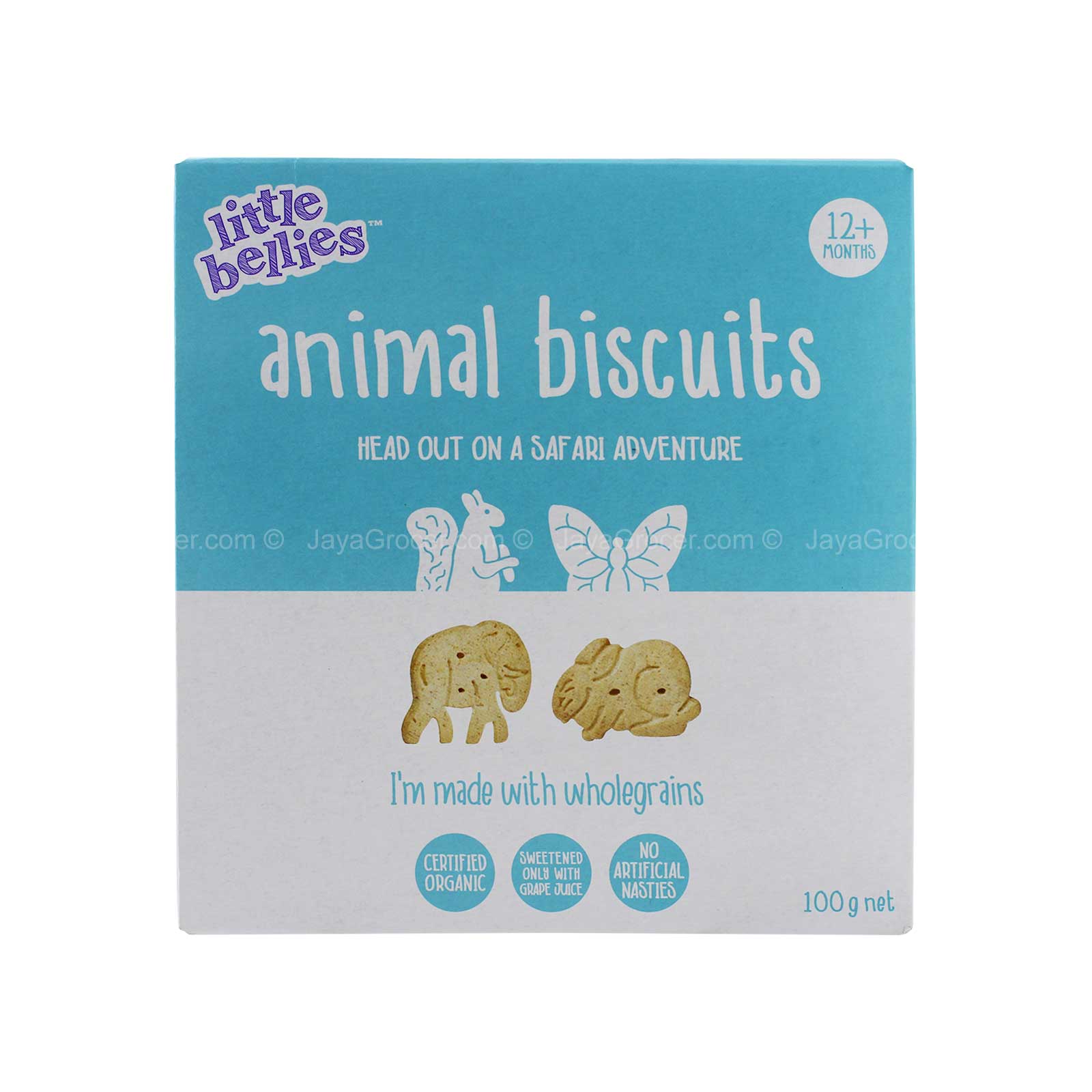 Little Bellies Animal Biscuits 100g