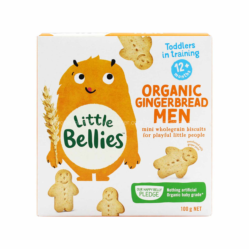 Little Bellies Mini Gingerbread Men 100g
