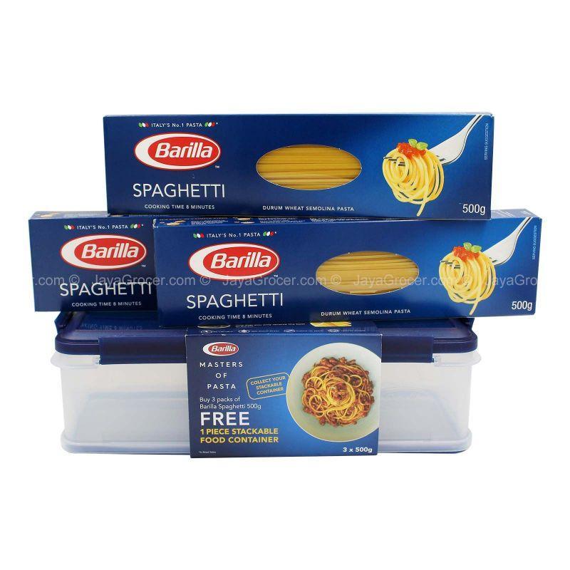 Barilla Spaghetti 500g x 3