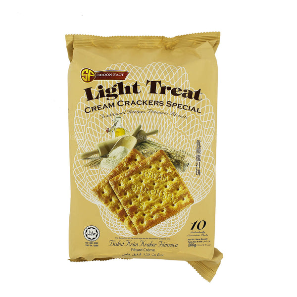 Shoon Fatt Light Treat Cream Crackers Special 200g
