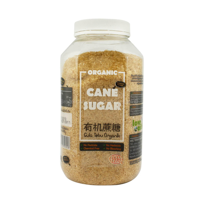 Love Earth Organic Cane Sugar 800g