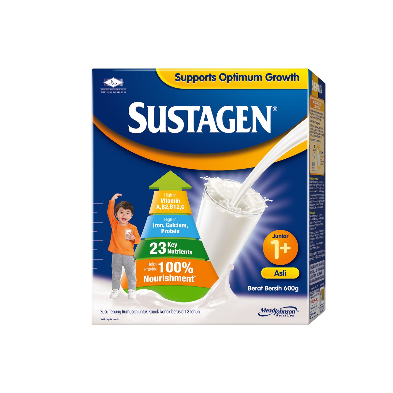 Sustagen Original Junior 1+ Milk Powder 600g