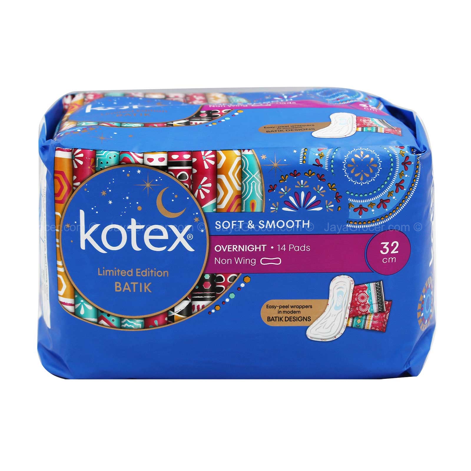 KOTEX SS O/NIGHT NON WING 32CM 14S