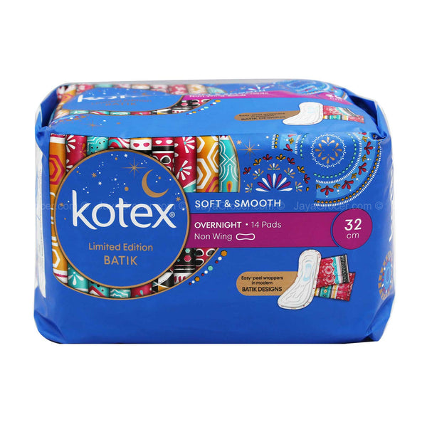 KOTEX SS O/NIGHT NON WING 32CM 14S