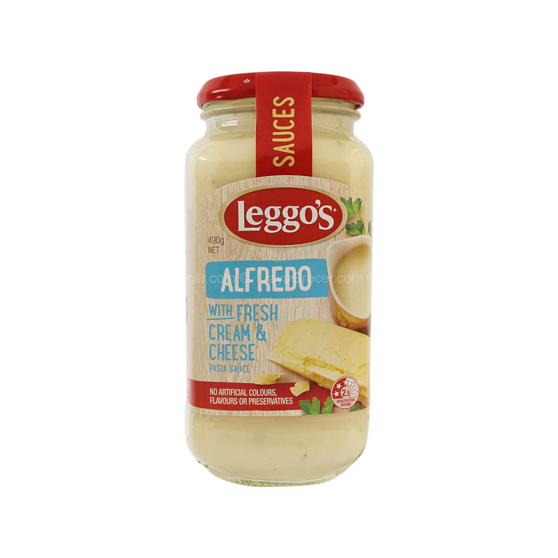 Leggo’s Alfredo with Fresh Cream & Cheese Pasta Sauce 490g