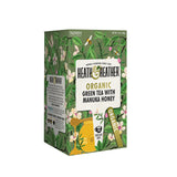 Heath & Heather Organic Green tea with Manuka Honey Envelope 20pcs/pack