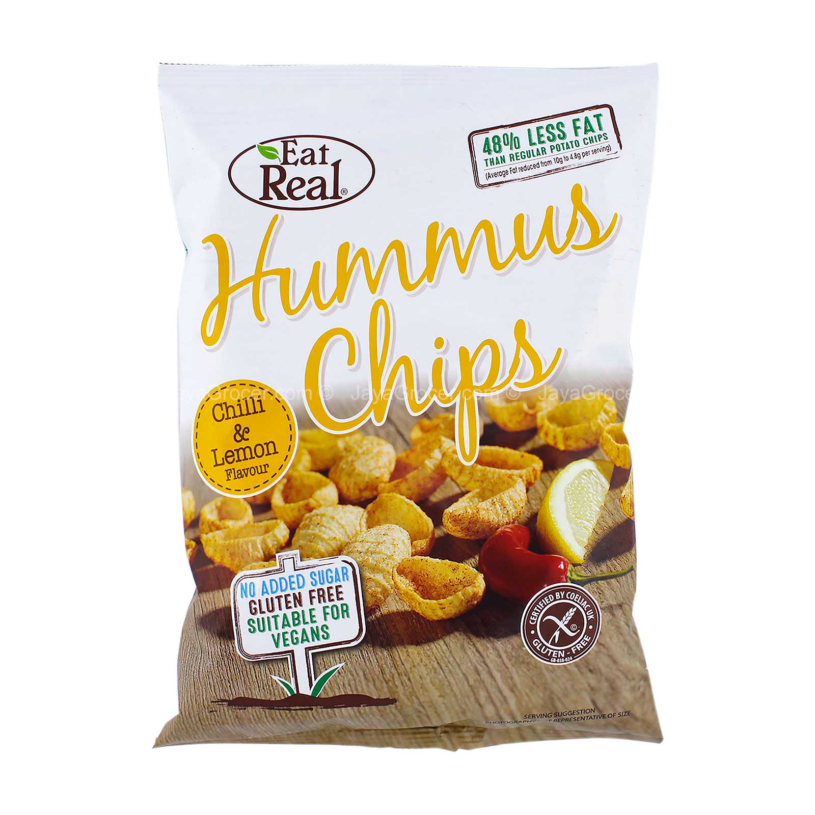 COFRESH HUMMUS CRISPS CHILI & LEMON 110G