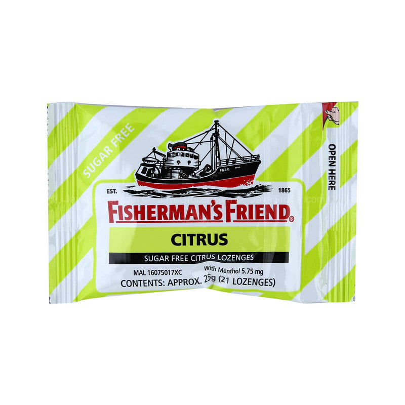 Lofthouse's Fisherman's Friend Sugar Free Citrus Lozenges 25g