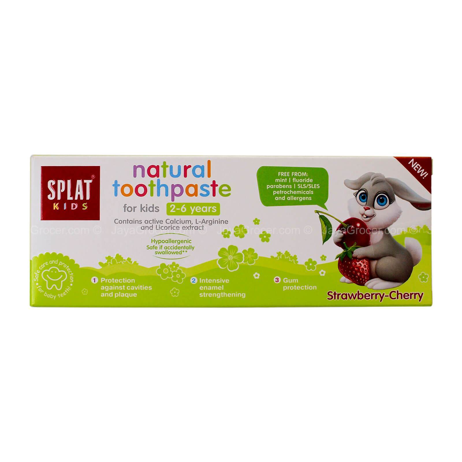 Splat Kids Strawberry-Cherry Natural Toothpaste 50ml