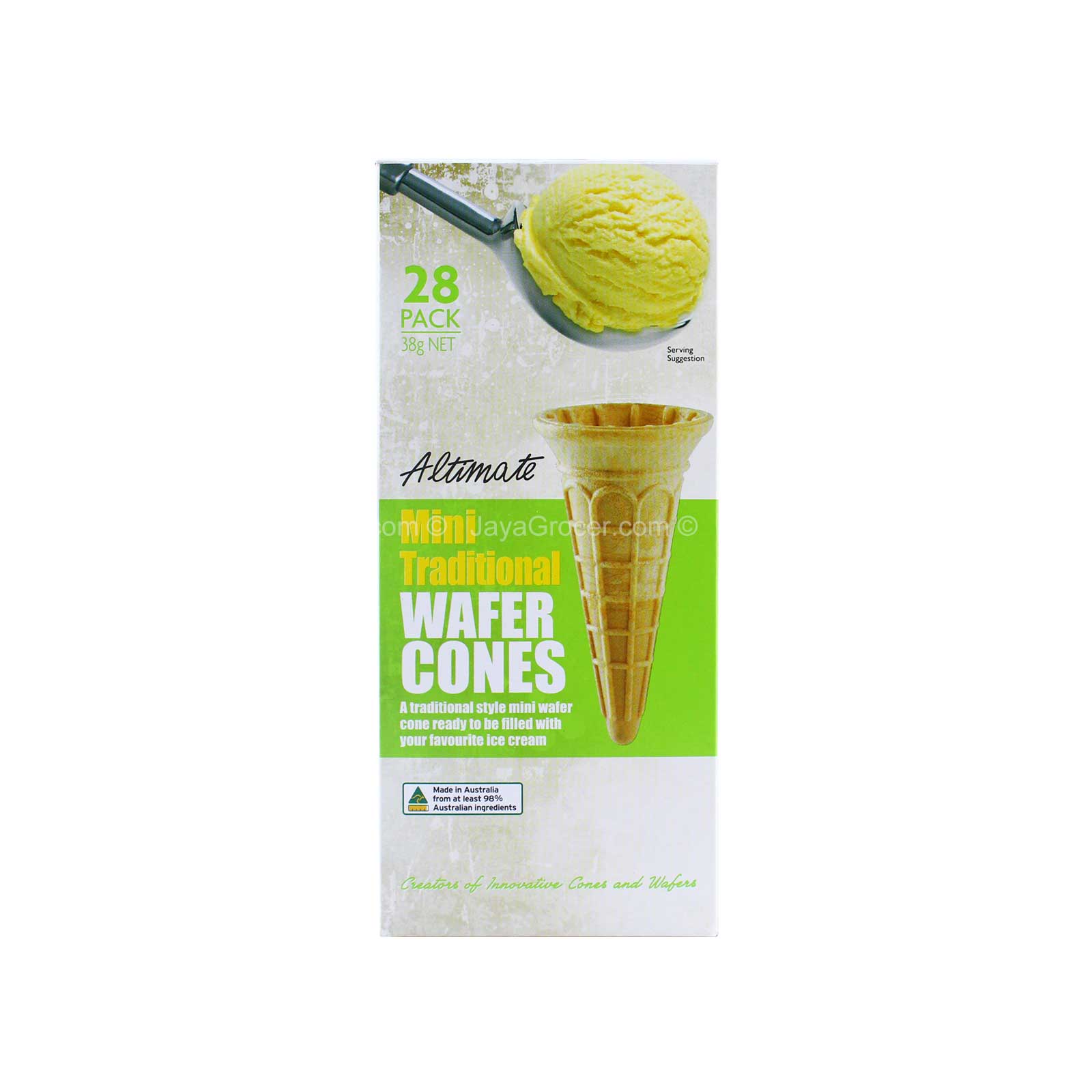 Altimate Mini Traditional Wafer Cones 38g – Jaya Grocer | Empire ...