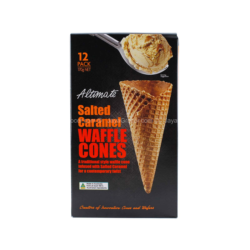 Altimate Salted Caramel Waffle Cones 1 pack