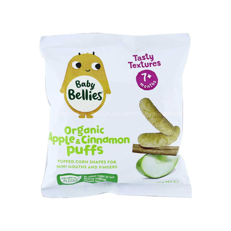 Little Bellies Baked Apple Cinnamon Baby Puffs 12g